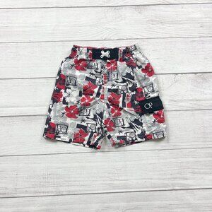 OP Ocean Pacific Kids Swim Shorts Tropical Floral Trunks 24 Months